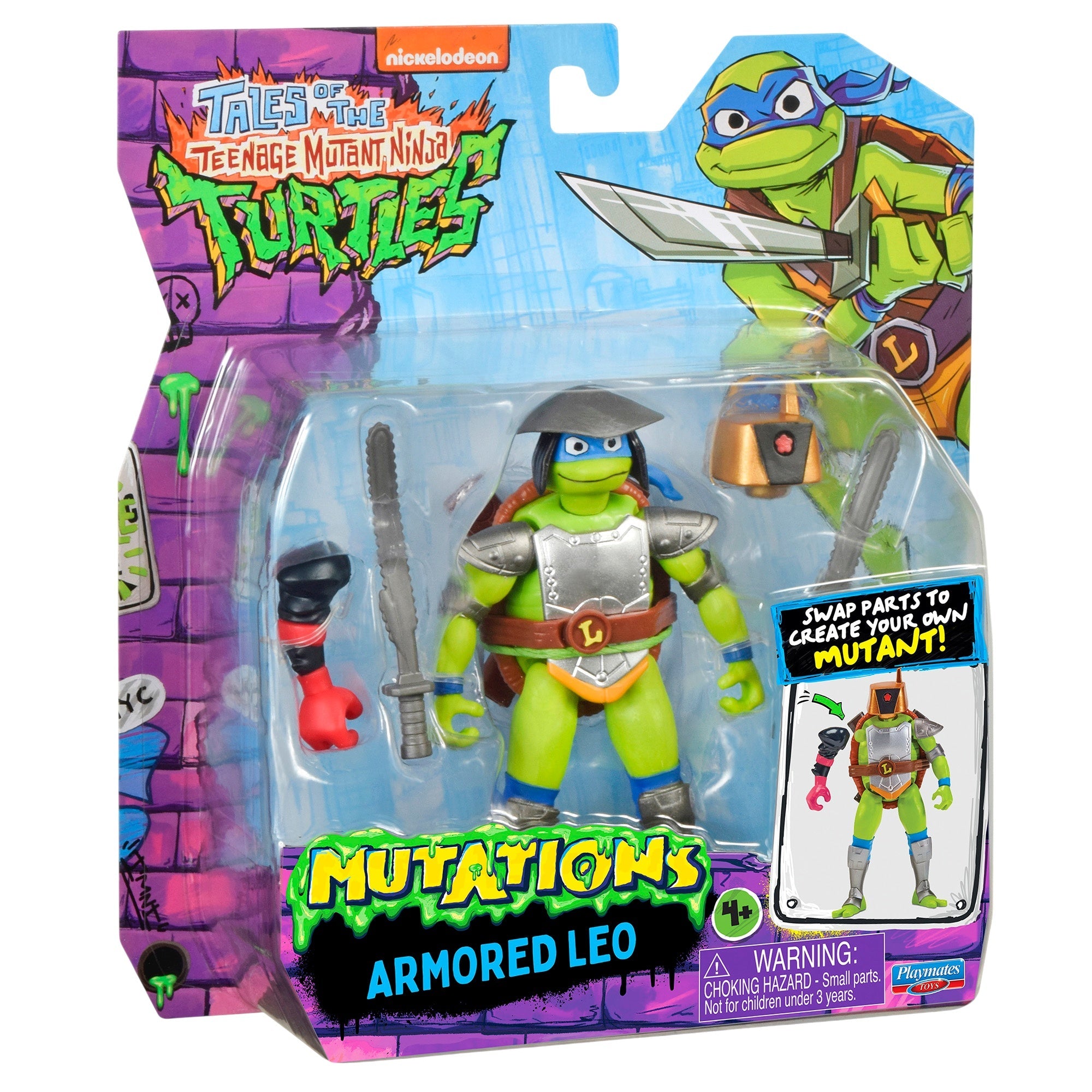 Teenage Mutant Ninja Turtles Mix & Match Armored Leo Fig (Eng)