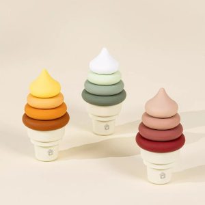 Coco Village 3 Sets of Silicone Stackable IceCream Cones 18 pcs