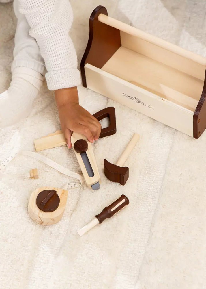 Coco Village Wooden Tool Playset - Image 4
