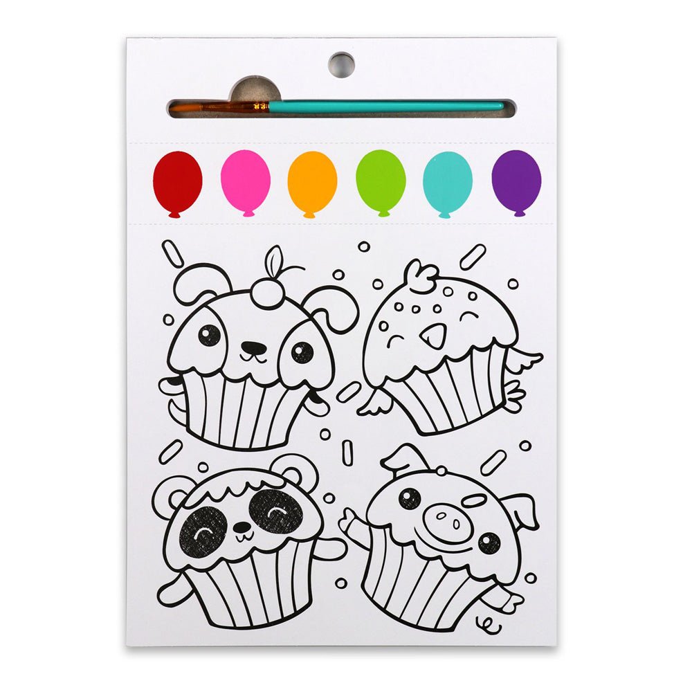 Bright Stripes Paint Pages: Party Animals - Image 2
