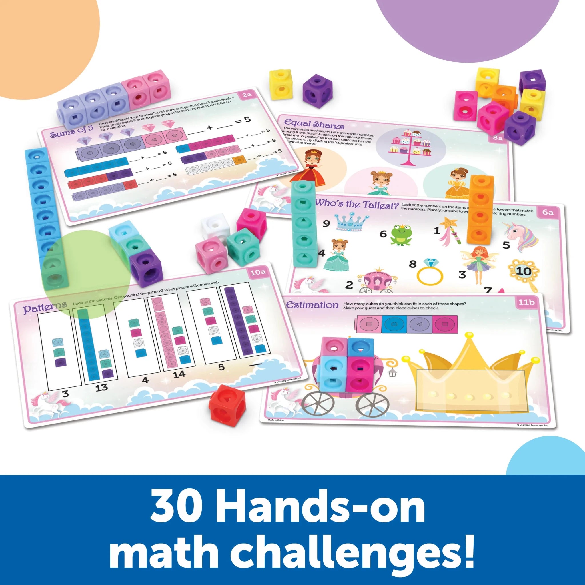 Learning Resources MathLink® Cube Activity Set - Fantasticals - Image 2