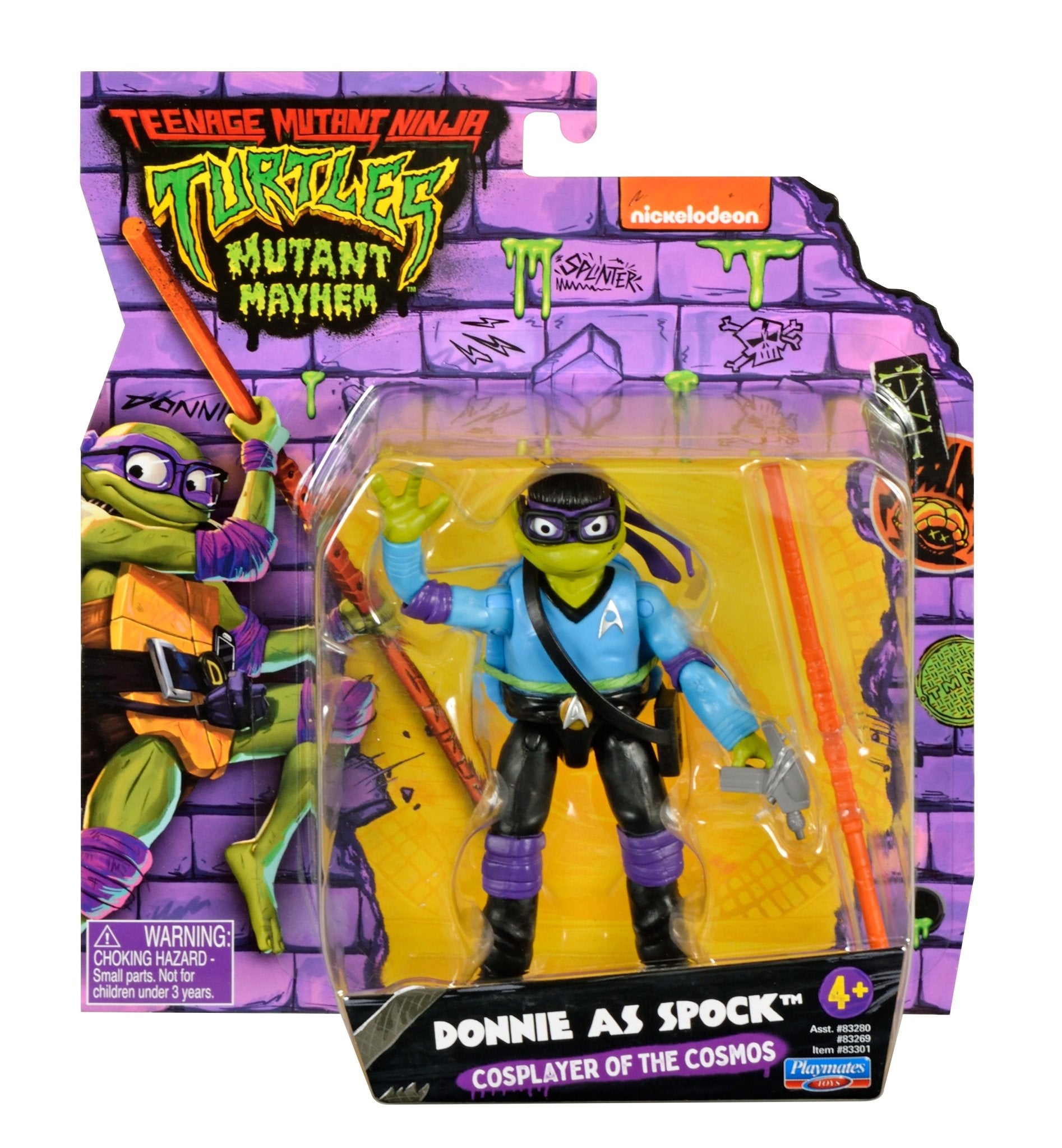 Teenage Mutant Ninja Turtles Movie Figure Turtle In Disguise - Don As Spock