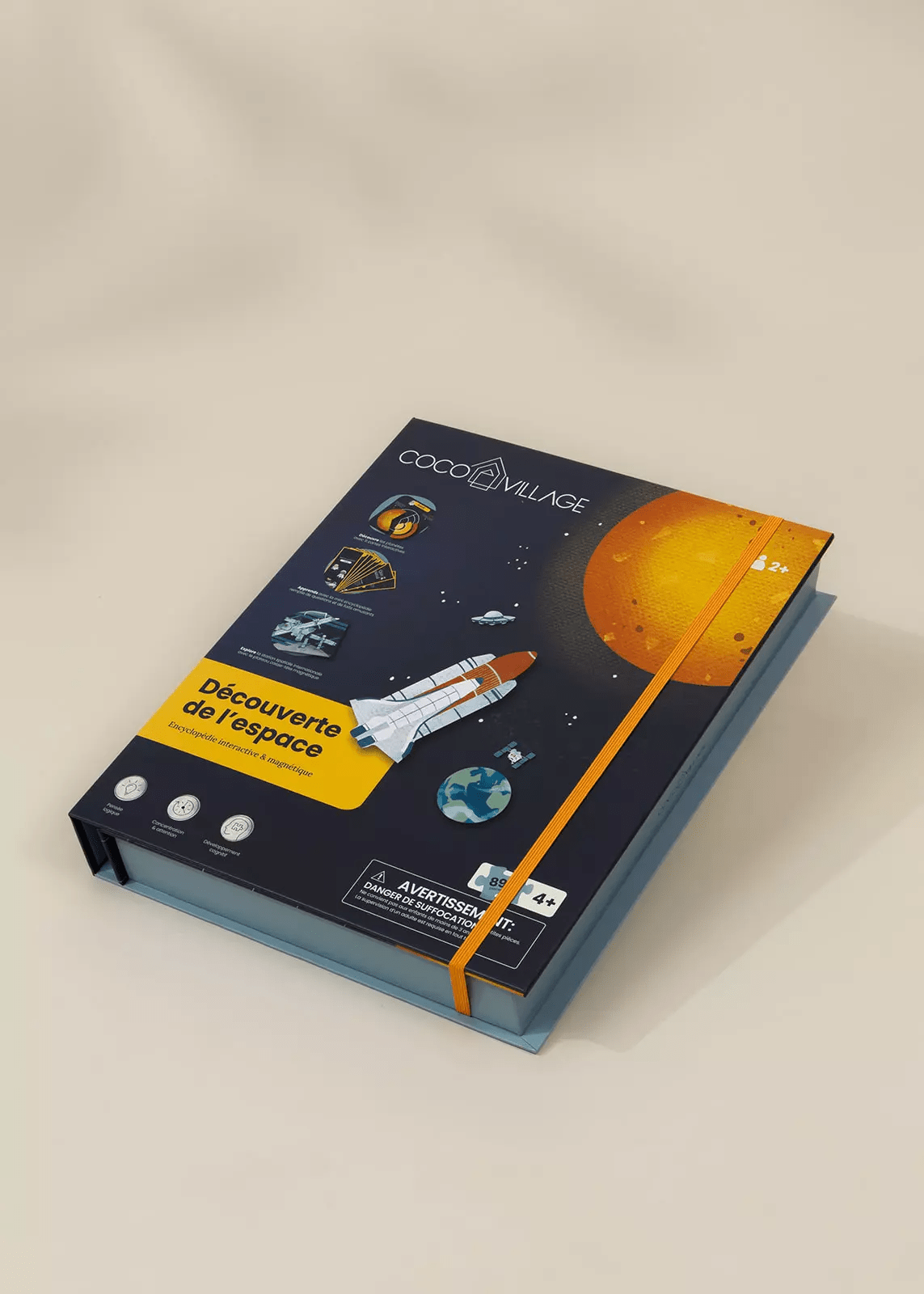 Coco Village Interactive & Magnetic Encyclopedia – Space Discovery (French Version)