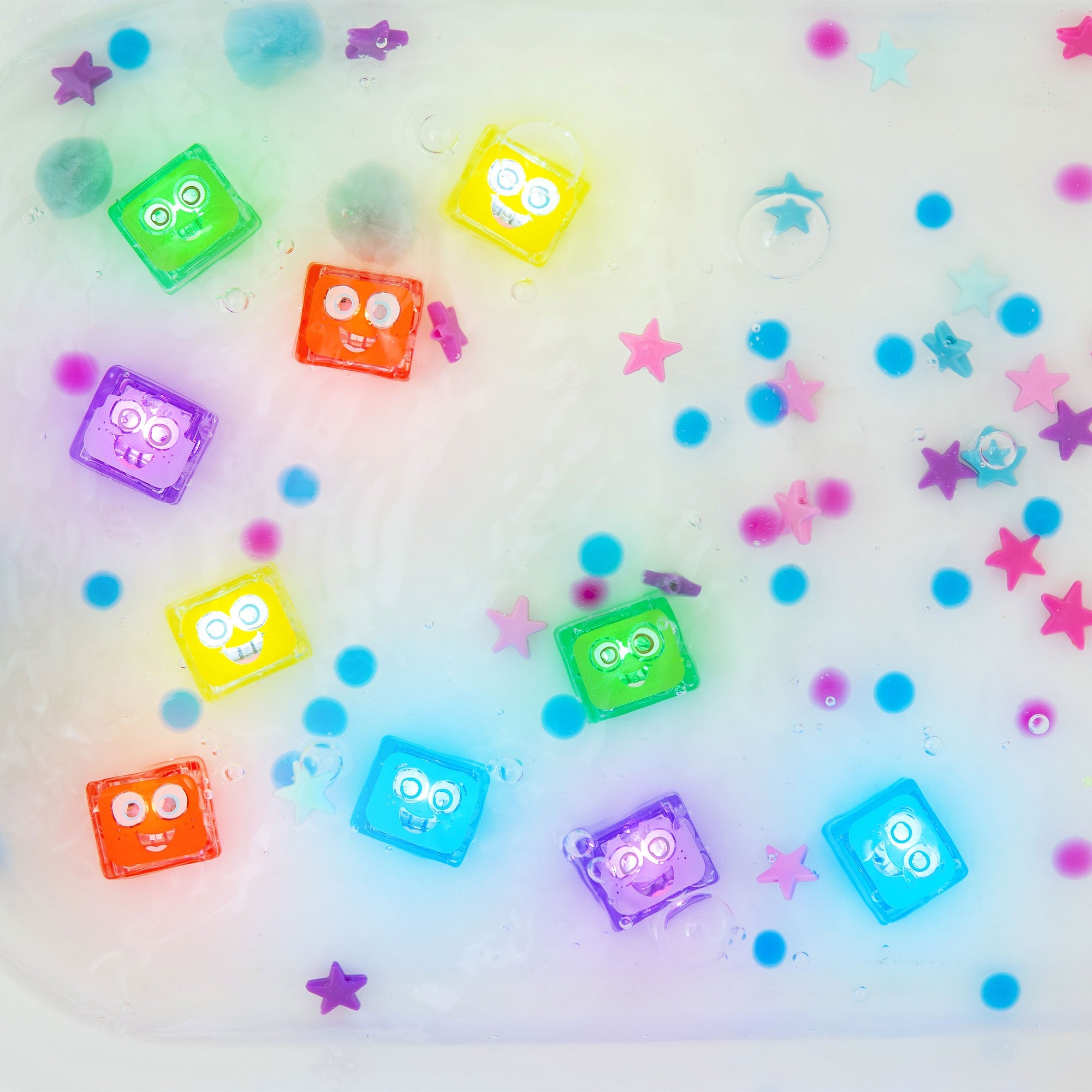Glo Pals - Light Up Cubes 4pk - Sammy - Red - Image 5