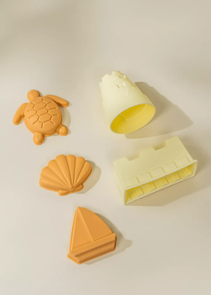 Coco Village Set of 5 Silicone Sand Moulds For The Beach