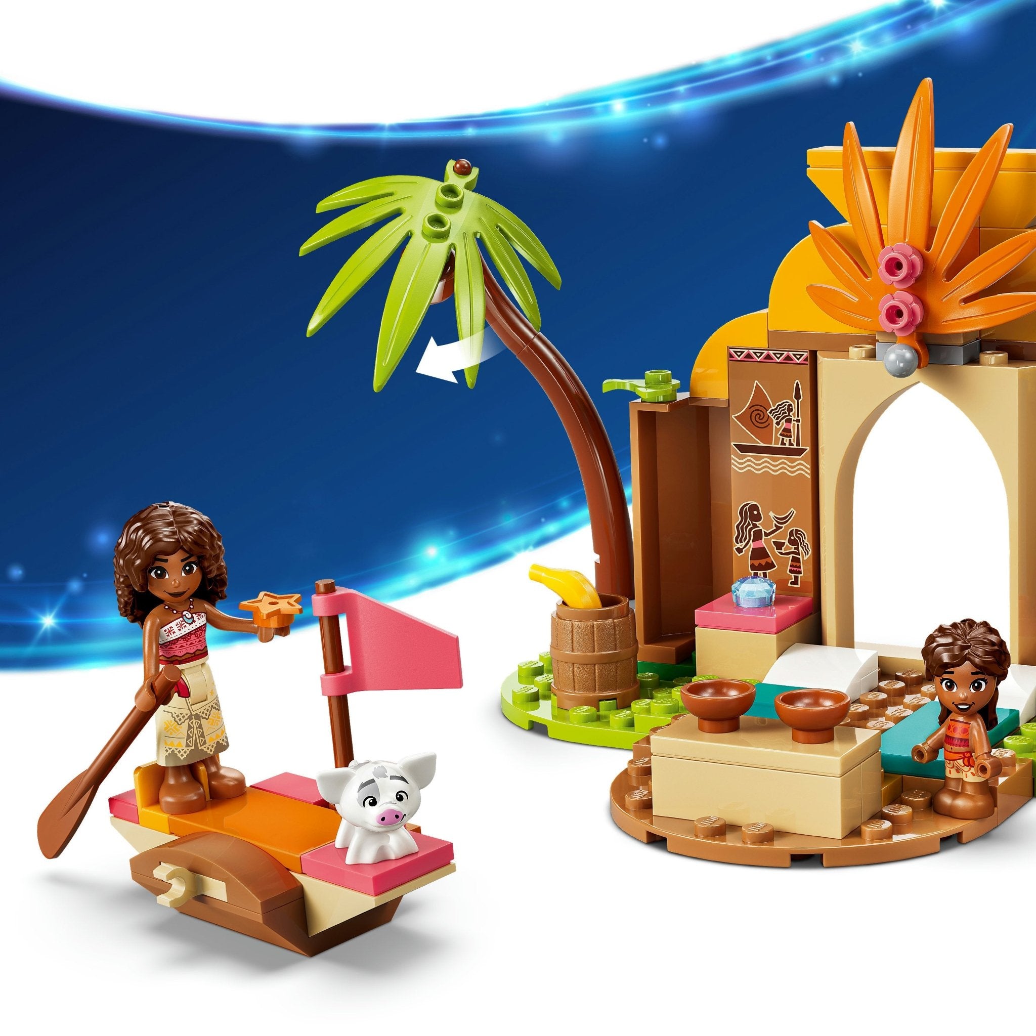 LEGO® Disney Princess LEGO® Disney Moana Village House & Boat 43282 - Image 5