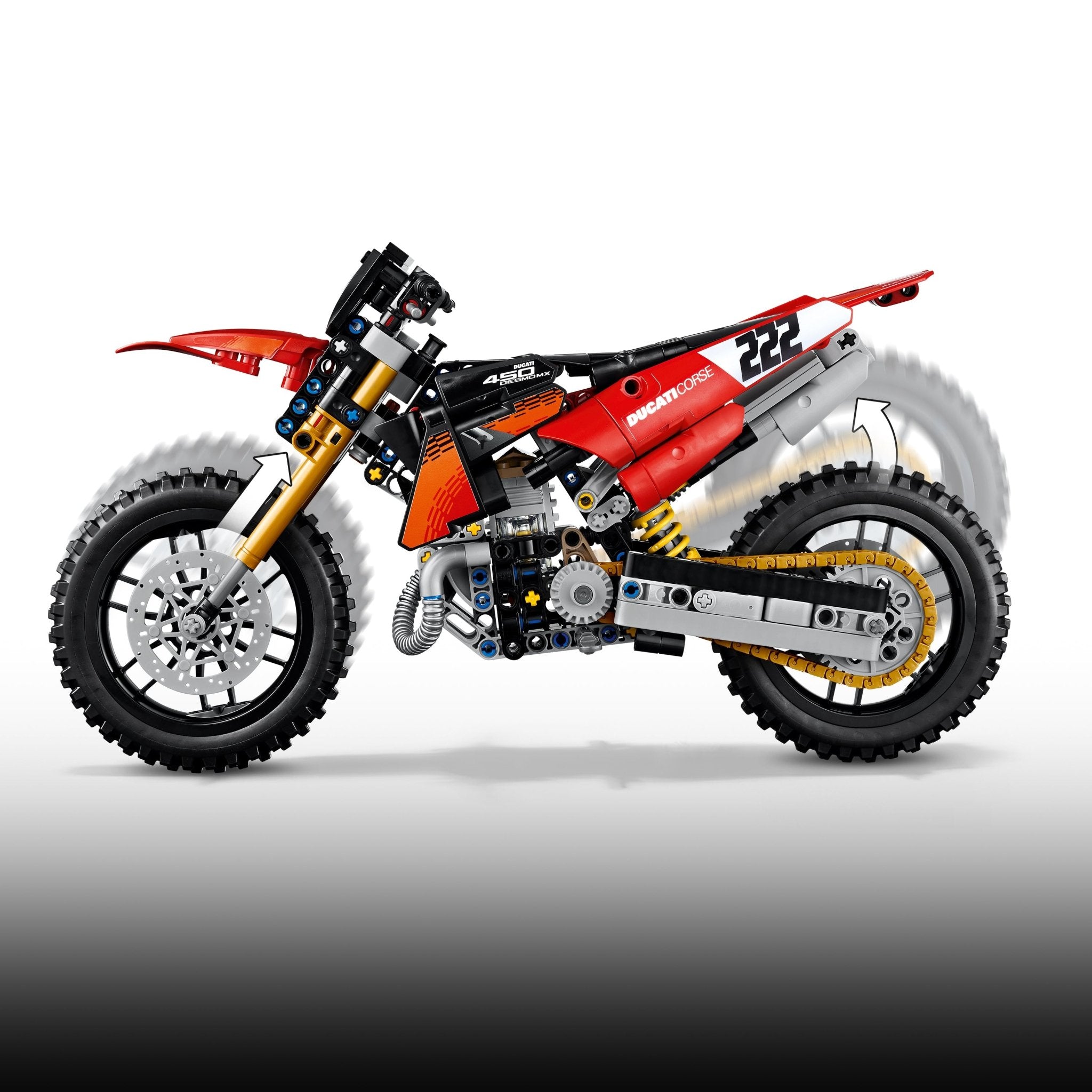 LEGO® Technic Ducati Desmo450 MX Factory Motorcycle 42238 - Image 5