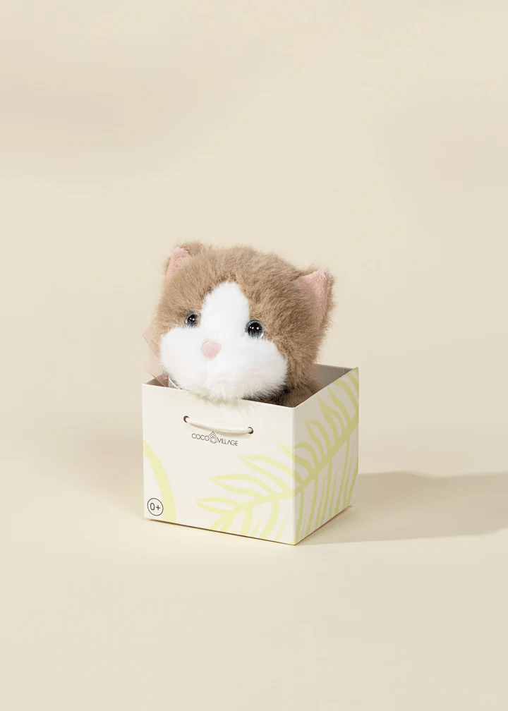 Coco Village Mini Gift Plush Toy Beige Cat