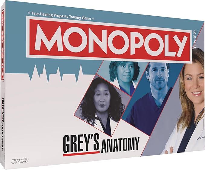 Hasbro Monopoly Grey's Anatomy