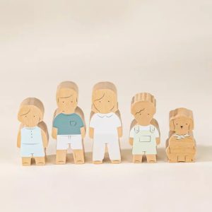 Coco Village Set of 5 Family Wooden Dollhouse characters