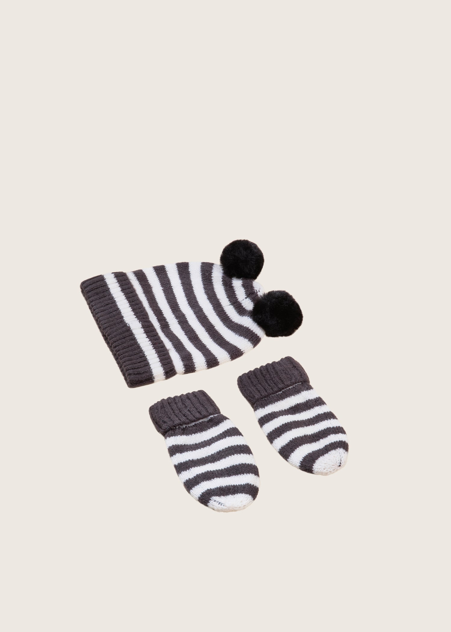 rise little earthling Knitted Pom Pom Hat TGHAC18 - Image 2