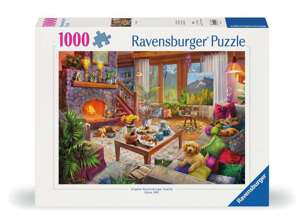 Ravensburger Cozy Cabin 1000 pc Puzzle