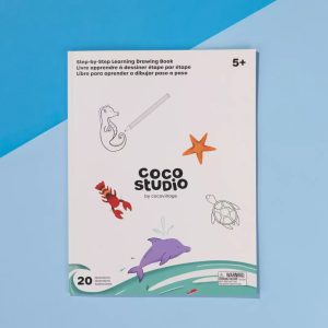 Coco Village Step-by-Step Learning Drawing Book – Under the Sea (20 pages)