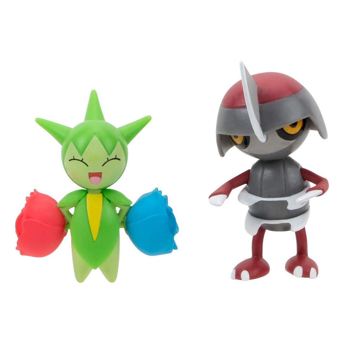 Pokémon Battle Figure 2 Pack-Pawniard & Roselia - Image 2