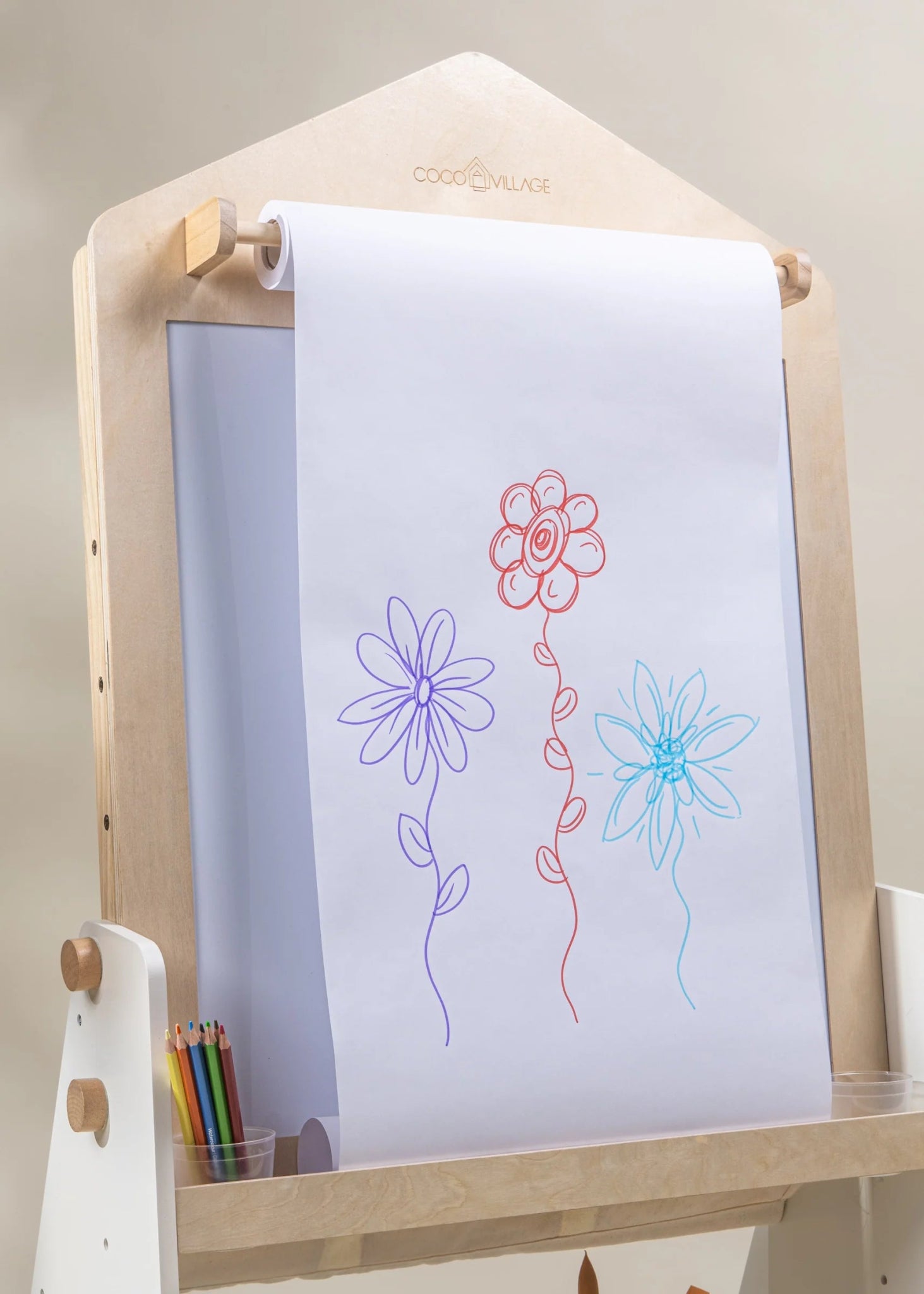 Coco Village Wooden Art Easel - Image 2