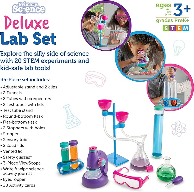 Learning Resources Primary Science® Deluxe Lab Set - Pink - Image 4