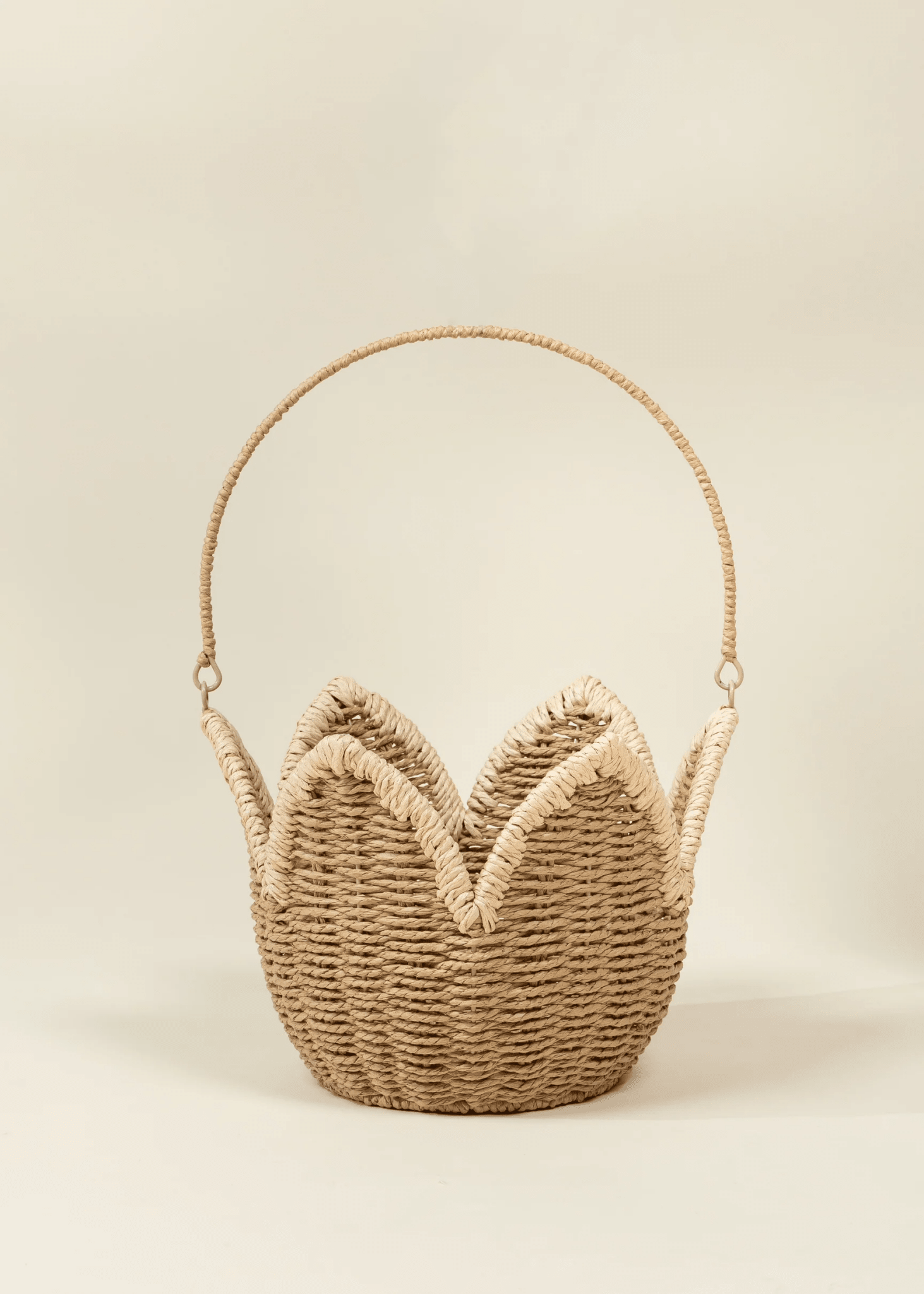 Coco Village Flower-Shaped Basket – Large