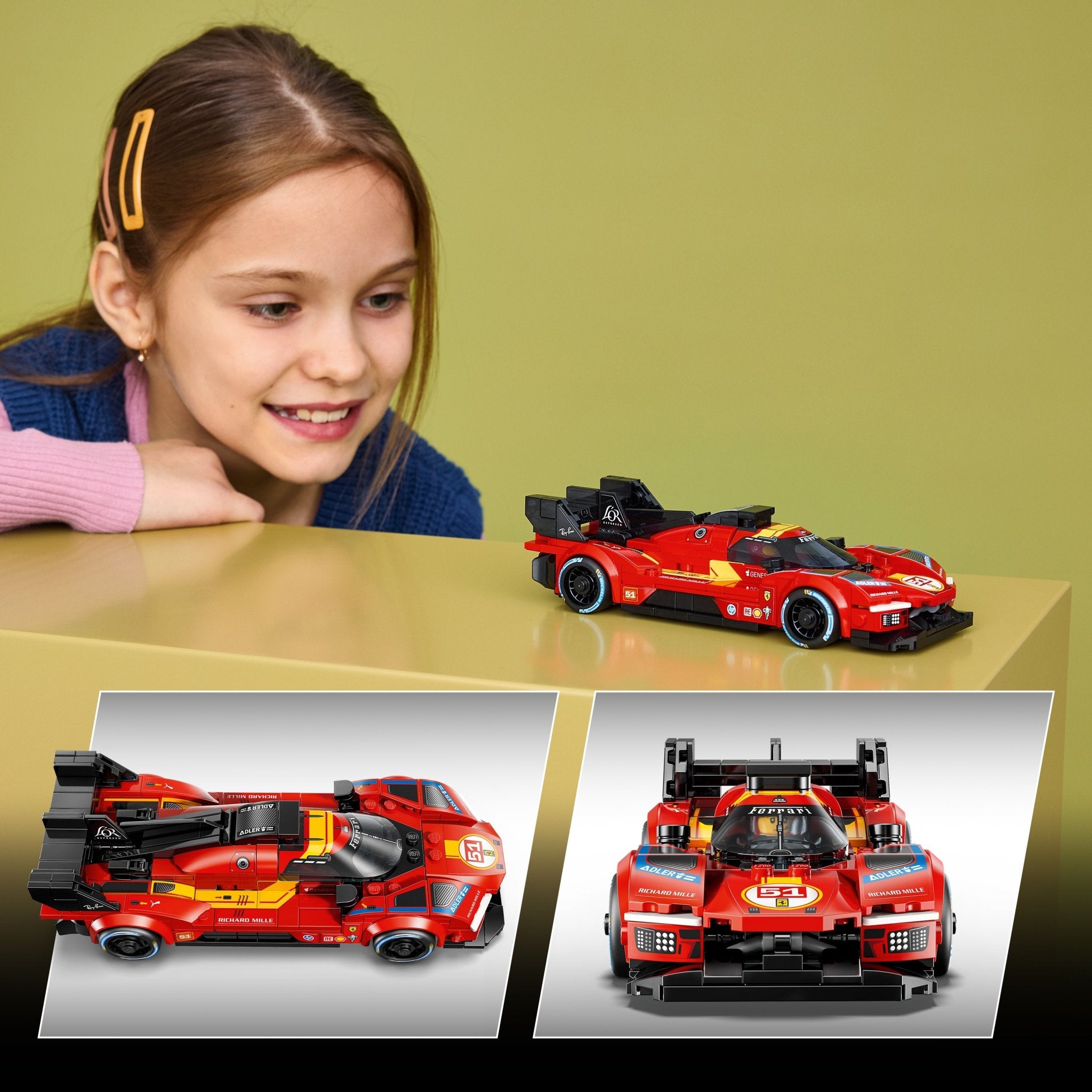LEGO® Speed Champions Ferrari 499P Toy Car 77261 - Image 5