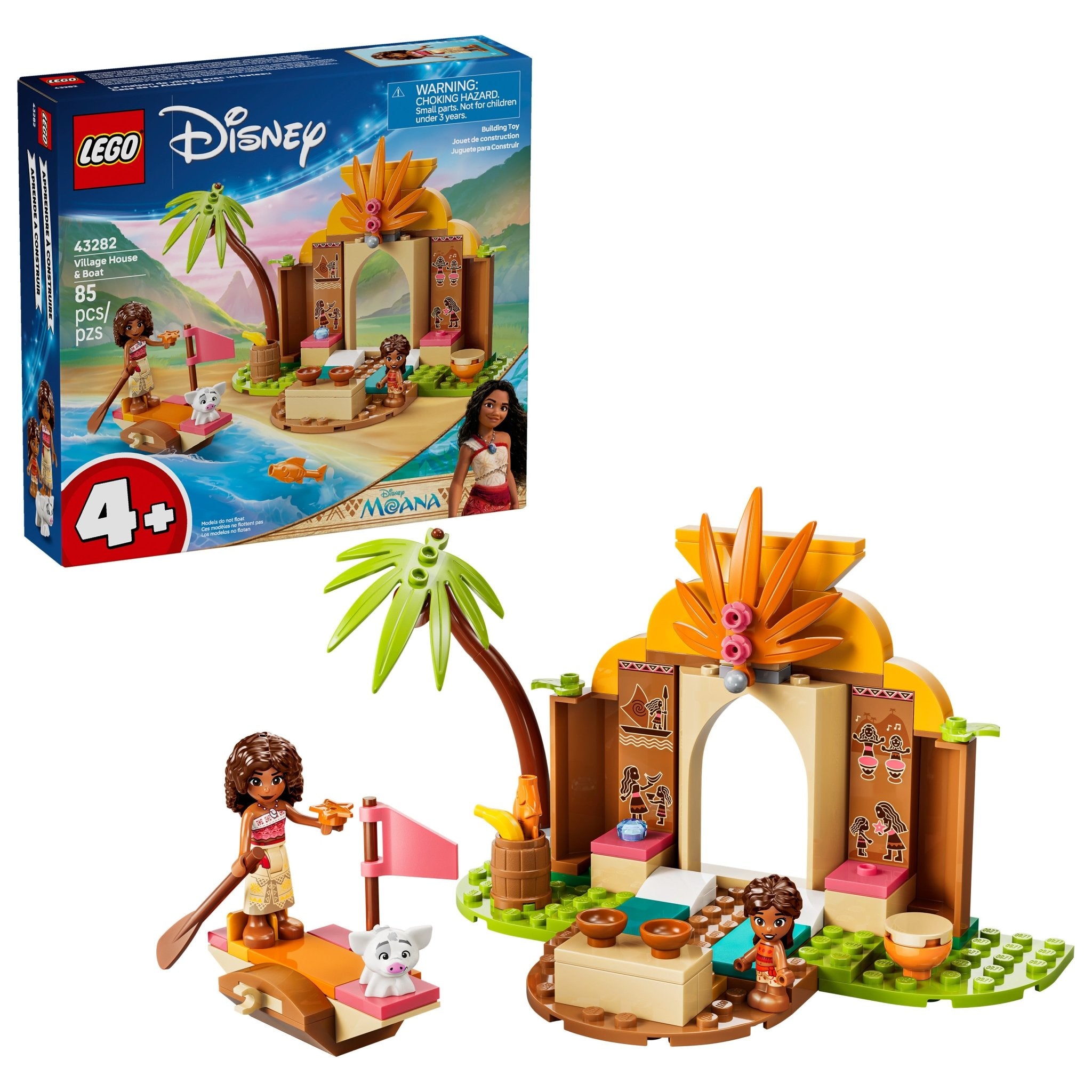 LEGO® Disney Princess LEGO® Disney Moana Village House & Boat 43282