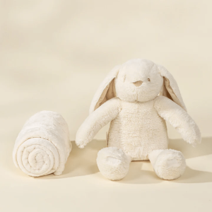 Coco Village Rabbit Plush Toy Snuggling Blanket