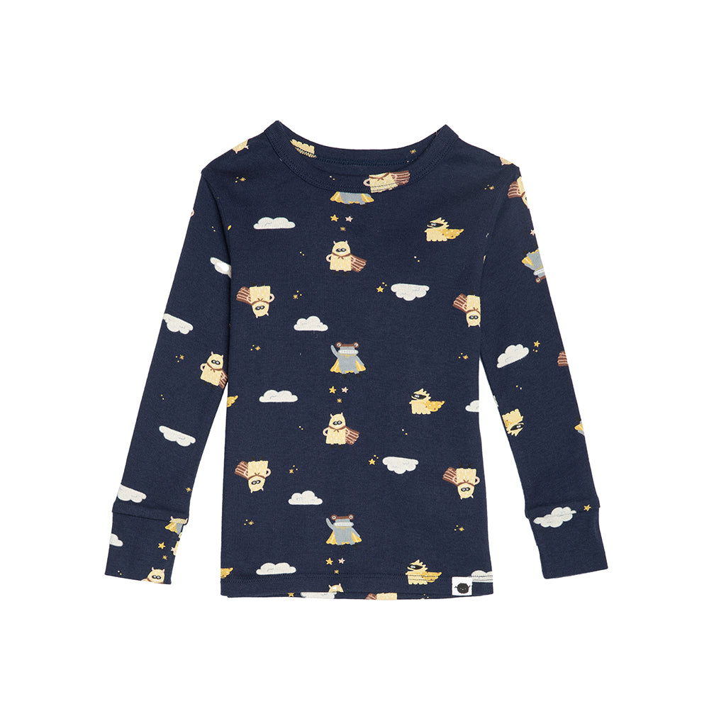 rise little earthling Long Sleeve 2 Piece Sleep Set TGFSL00 - Hazel Dino / 2y - Image 11