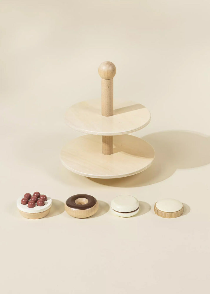 Coco Village Wooden Desserts Tower - Image 4
