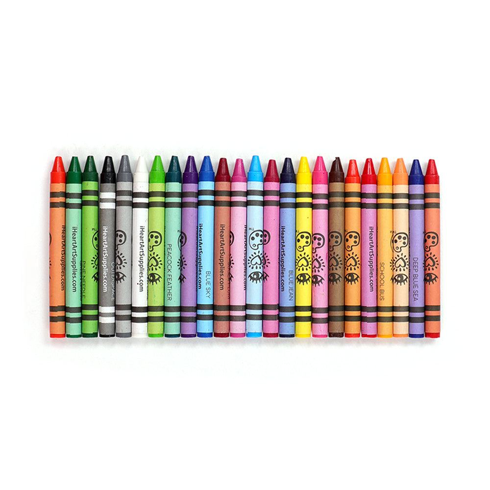 Bright Stripes iHeartArt 24 Bright Crayons - Image 6