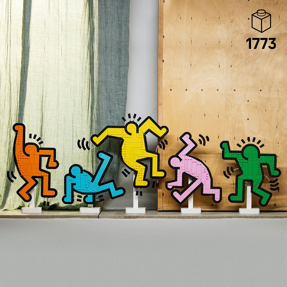 LEGO® Art Keith Haring – Dancing Figures Living Room Decor 31216 - Image 2