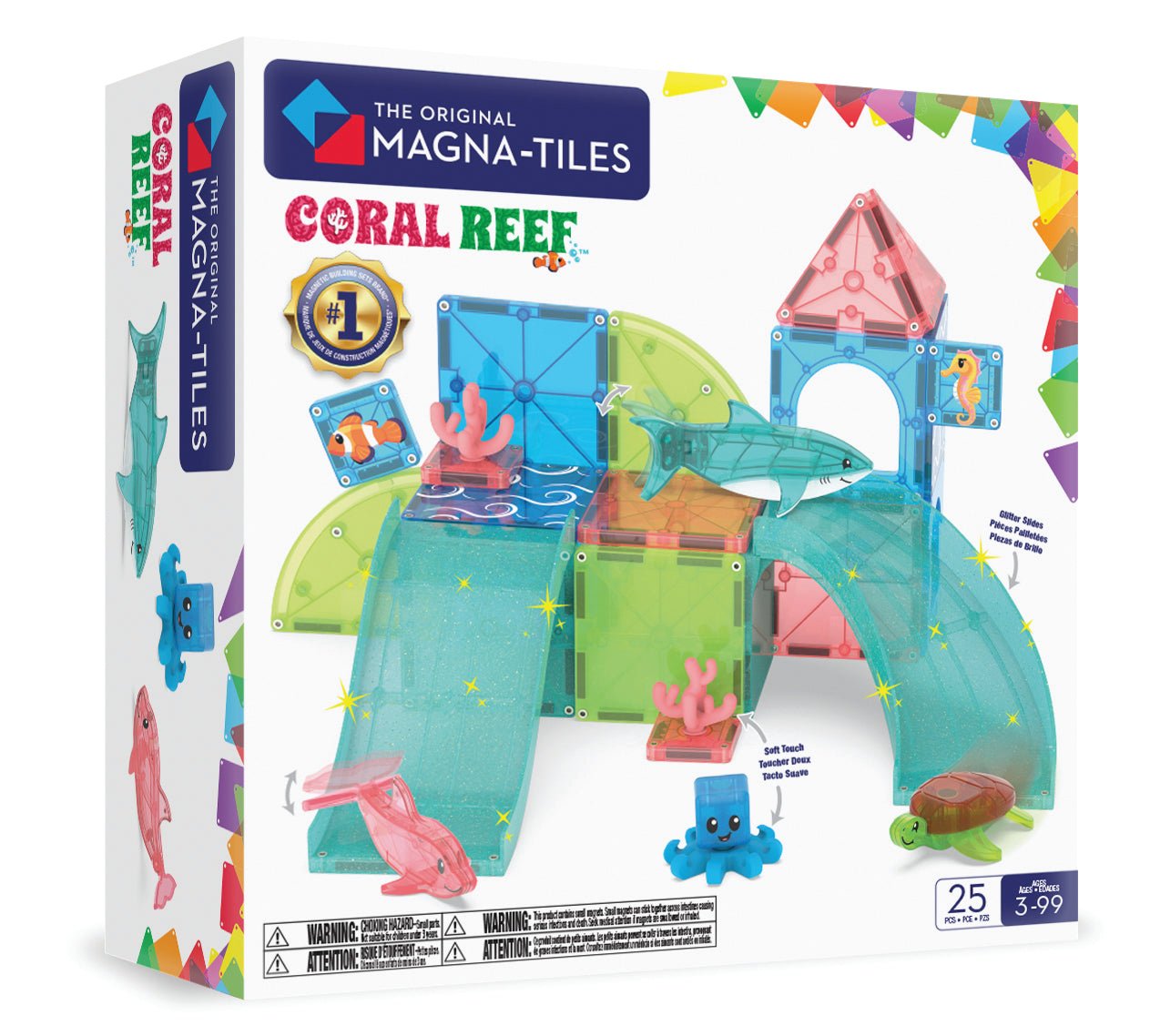 The Original MAGNA-TILES® Coral Reef 25-Piece