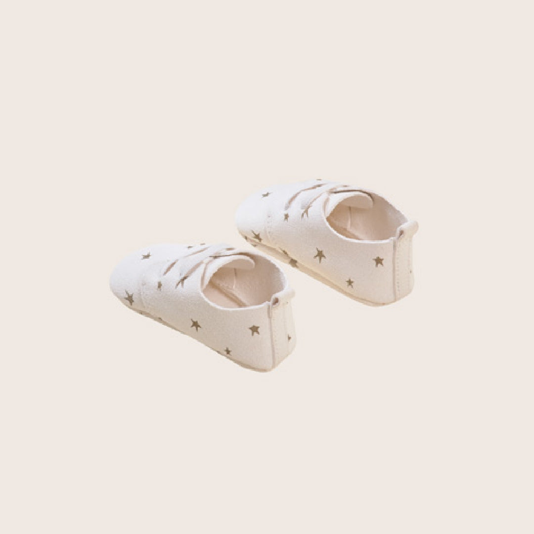 rise little earthling Leather Shoes BUHFW29 - Antique White / 6-12m - Image 3