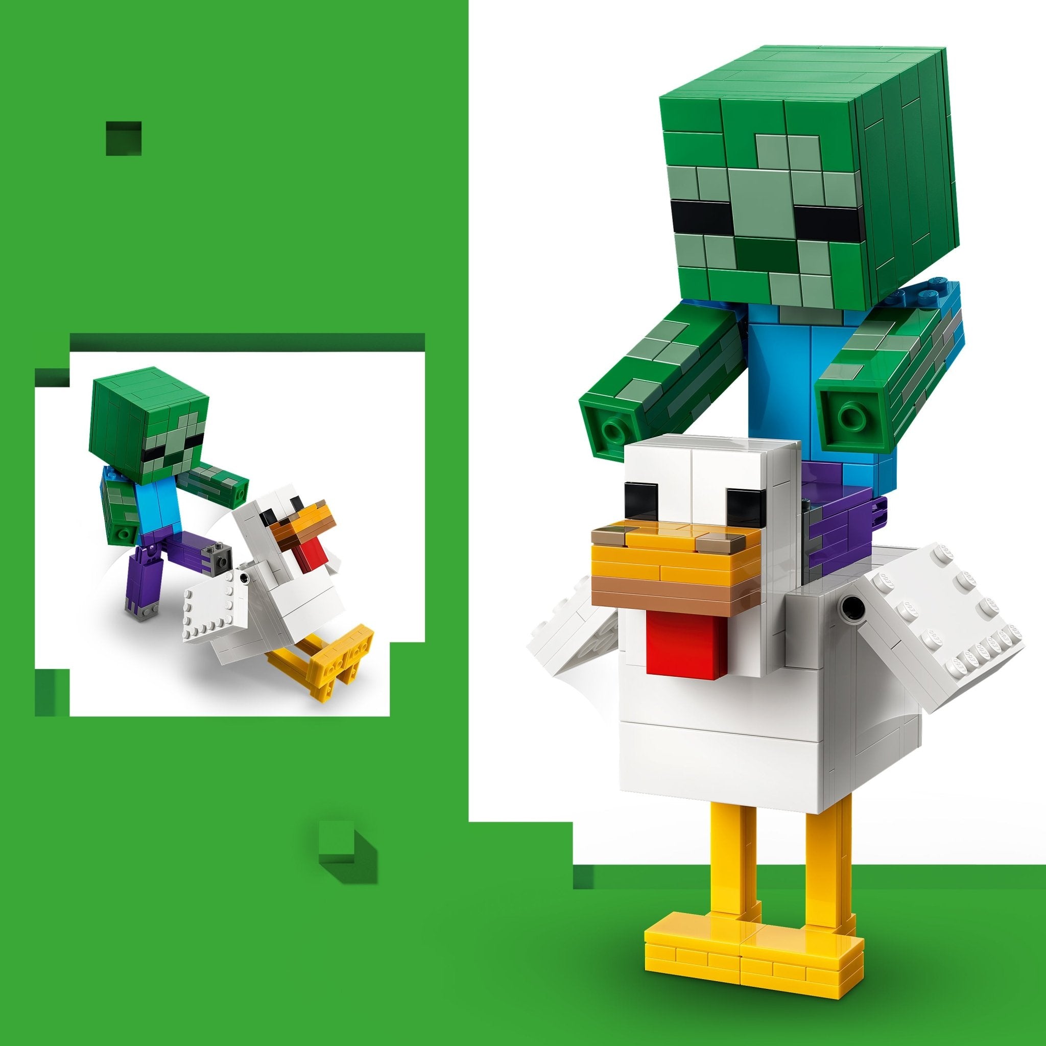 LEGO® Minecraft Chicken Jockey Building Toy 21582 - Image 5
