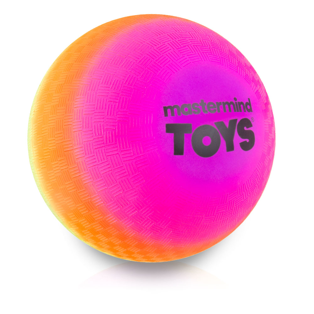 Made By Mastermind Toys Mastermind Toys 7'' Neon Rainbow Take Anywhere Playground Ball - Image 3