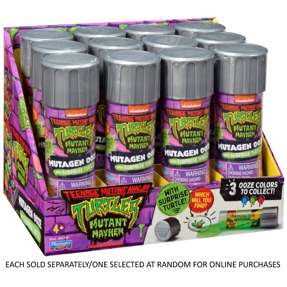 Teenage Mutant Ninja Turtles Movie Basic Ooze Cannister Assorted A