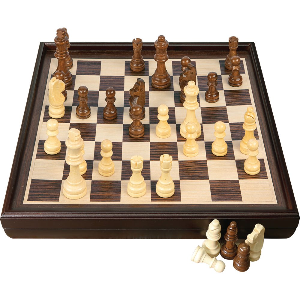 Craftsman Deluxe Wooden Chess Set - Image 2