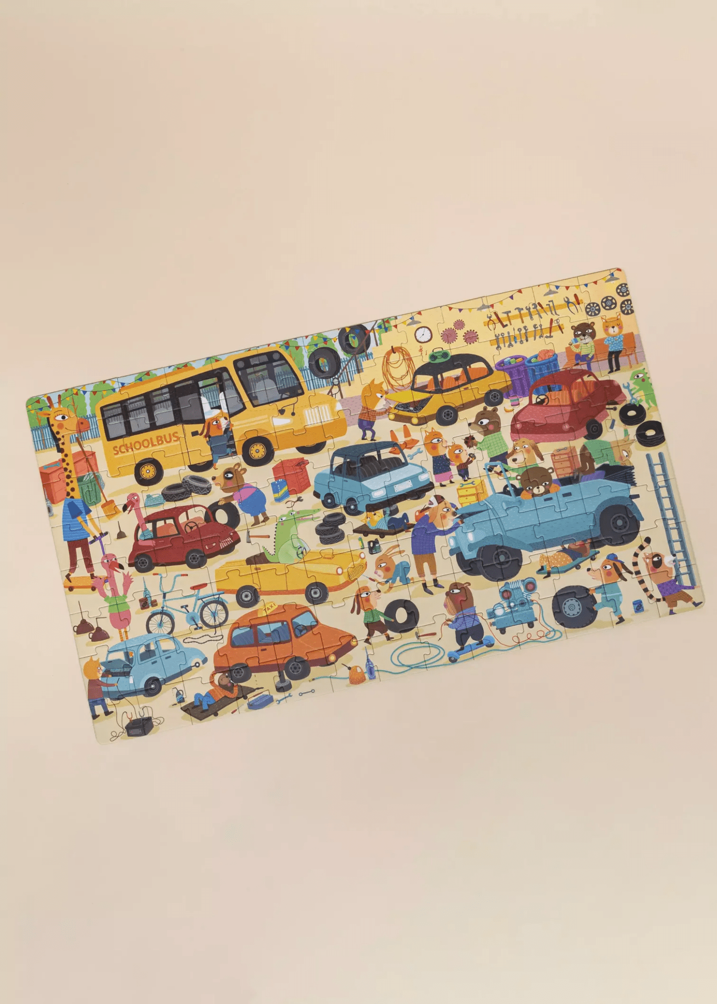 Coco Village Carry-On Puzzle - Busy Garage - 104pcs - Image 2