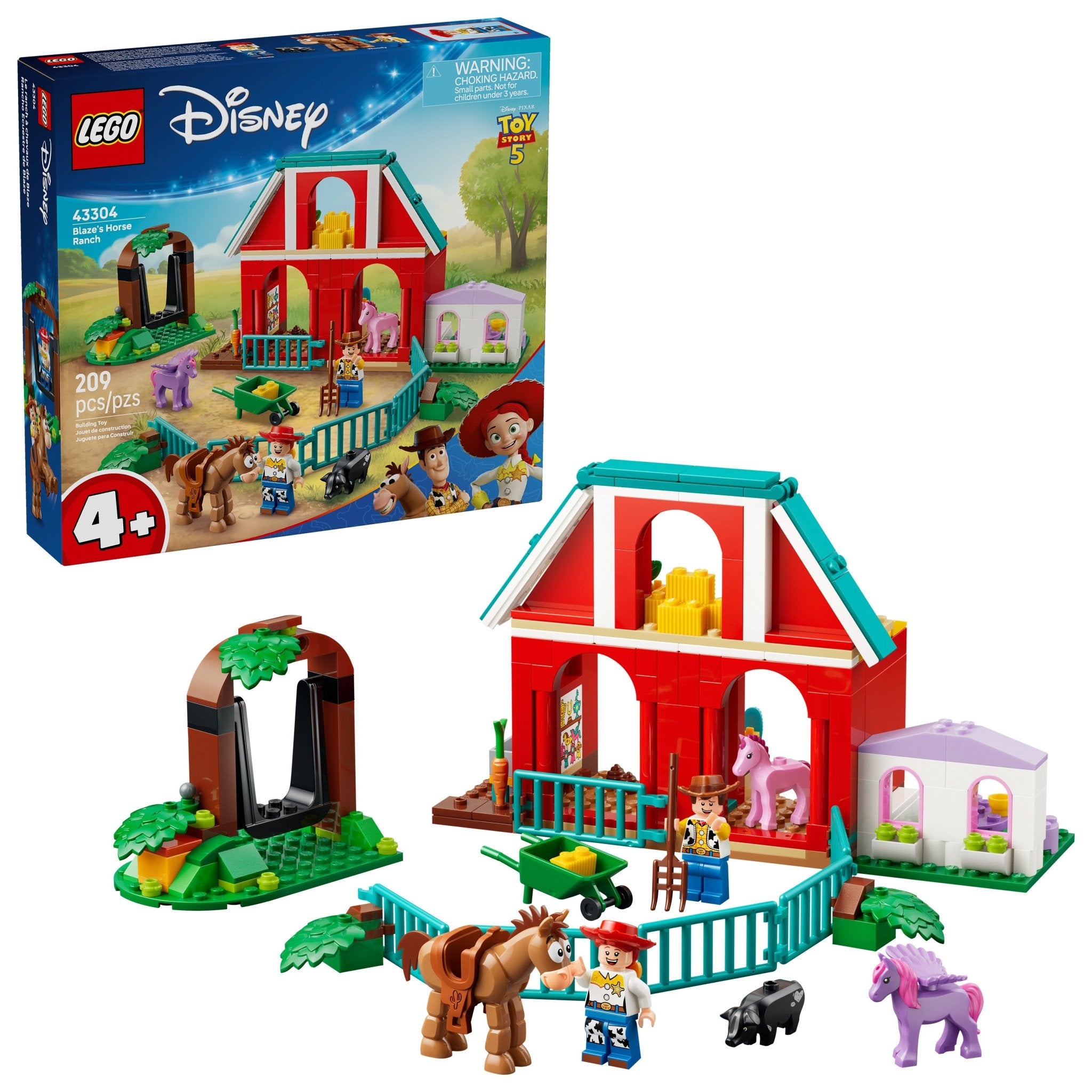 LEGO® Disney and Pixar Toy Story 5 Blaze's Horse Ranch 43304