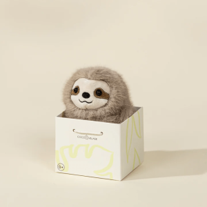 Coco Village Mini Gift Plush Toy Grey Sloth