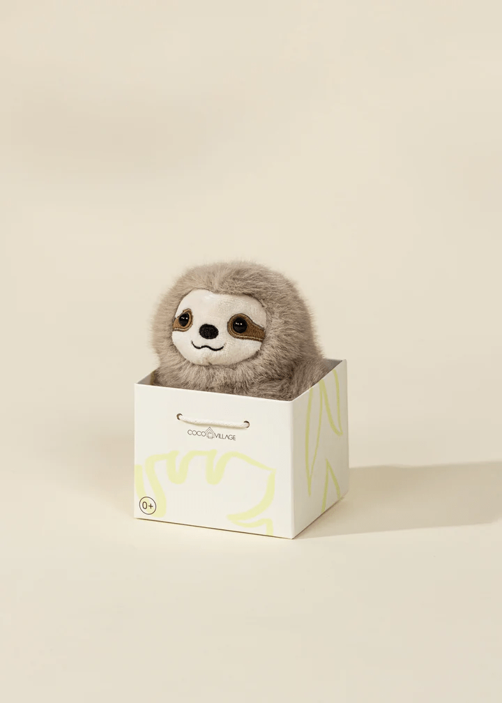 Coco Village Mini Gift Plush Toy Grey Sloth