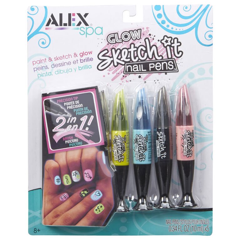 Alex - Spa - Glow Sketch It Nail Pens