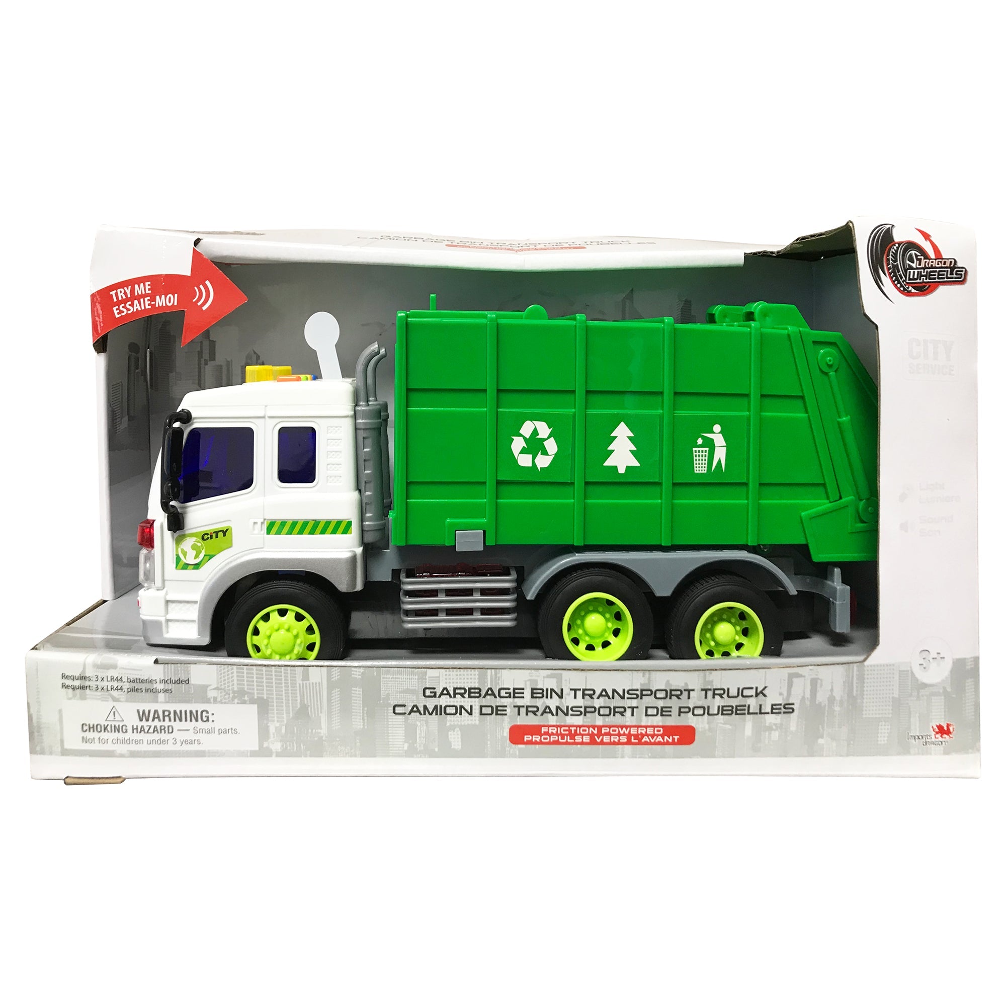 Dragon Wheels Garbage Truck City Service