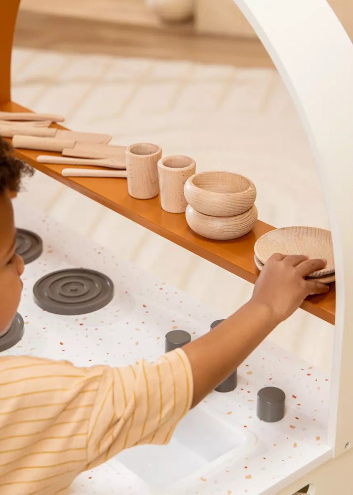 Coco Village Wooden Dinnerware Playset (12 Pcs) - Image 2
