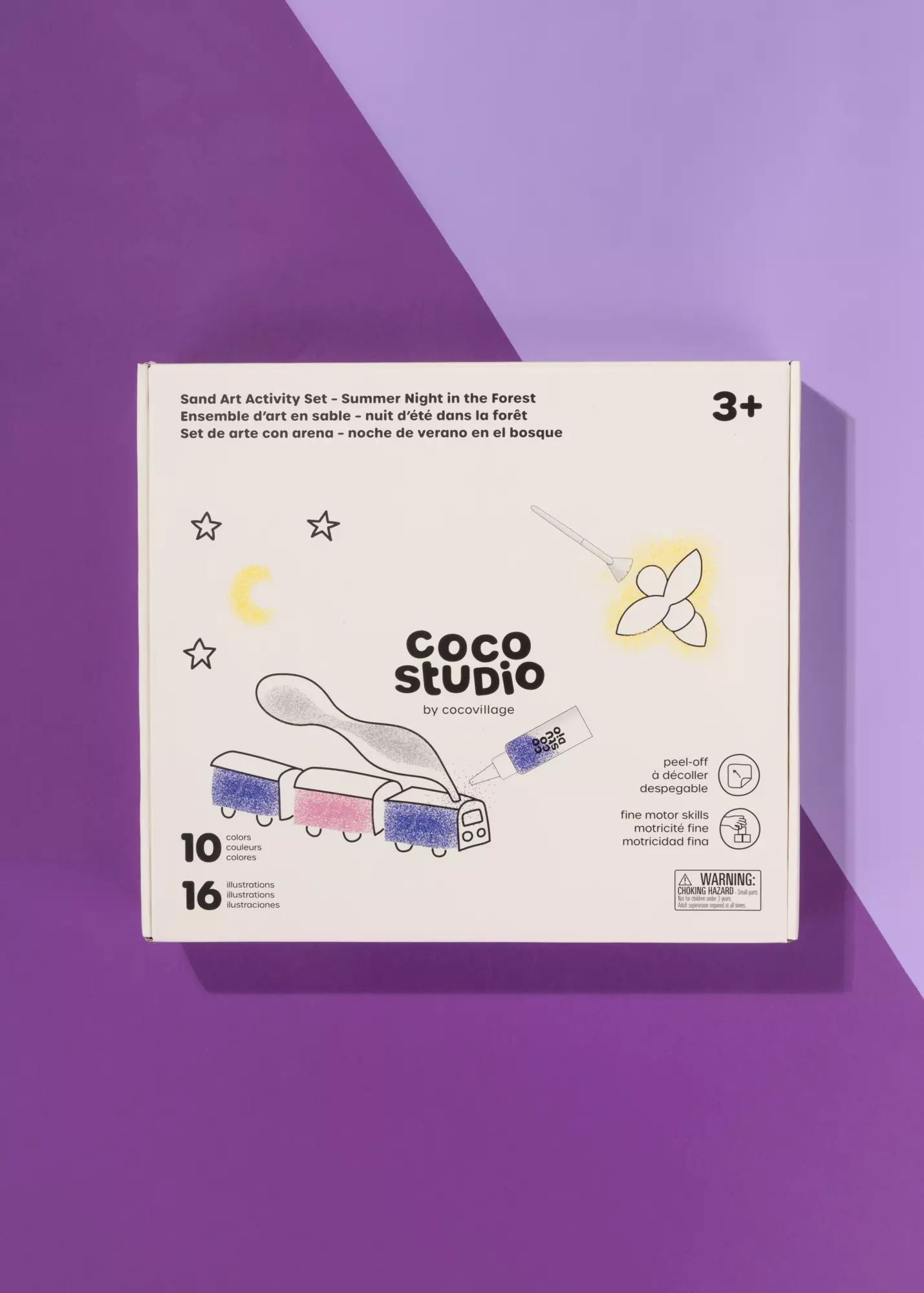 Coco Village 10 Colors Sand Art Set–Summer Night in the Forest