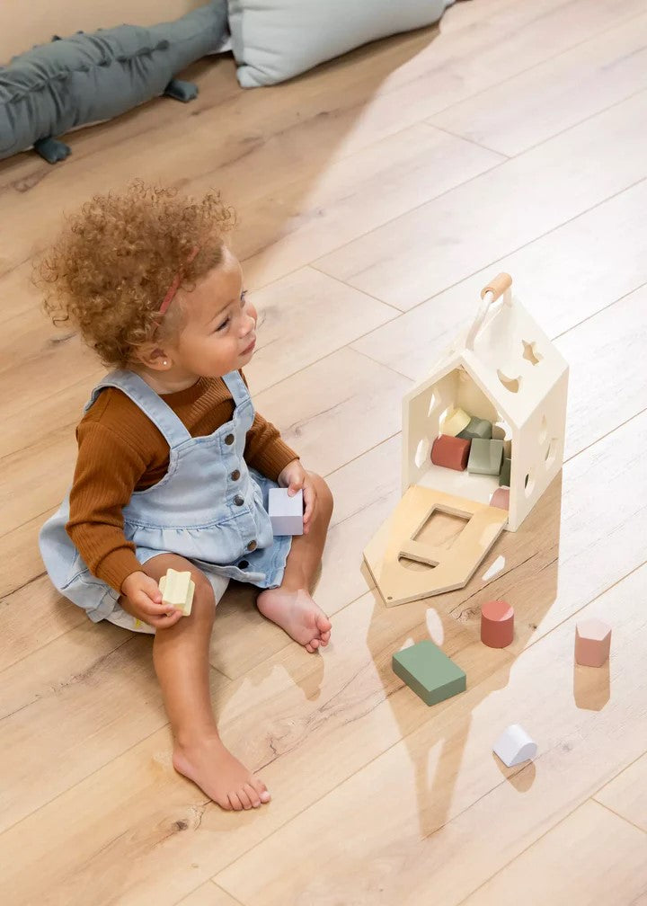 Coco Village Wooden Shapes Sorting House - Image 3