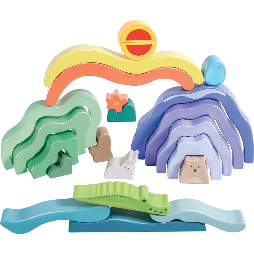 Hape Nature Scene Stacking Blocks - Image 2