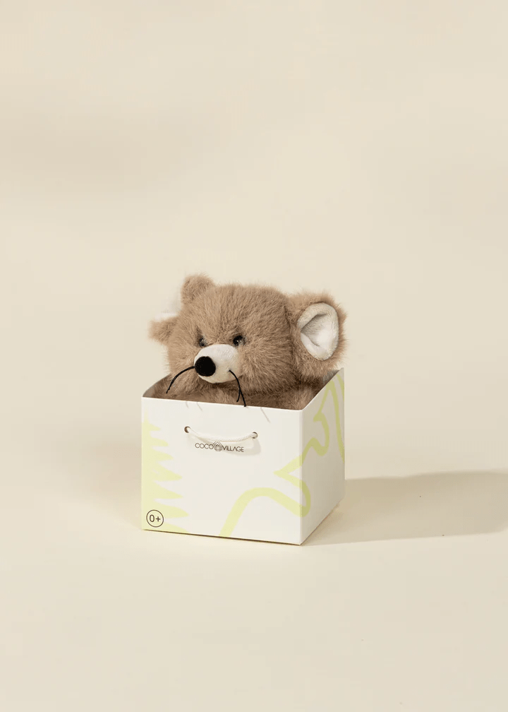 Coco Village Mini Gift Plush Toy Brown Mouse
