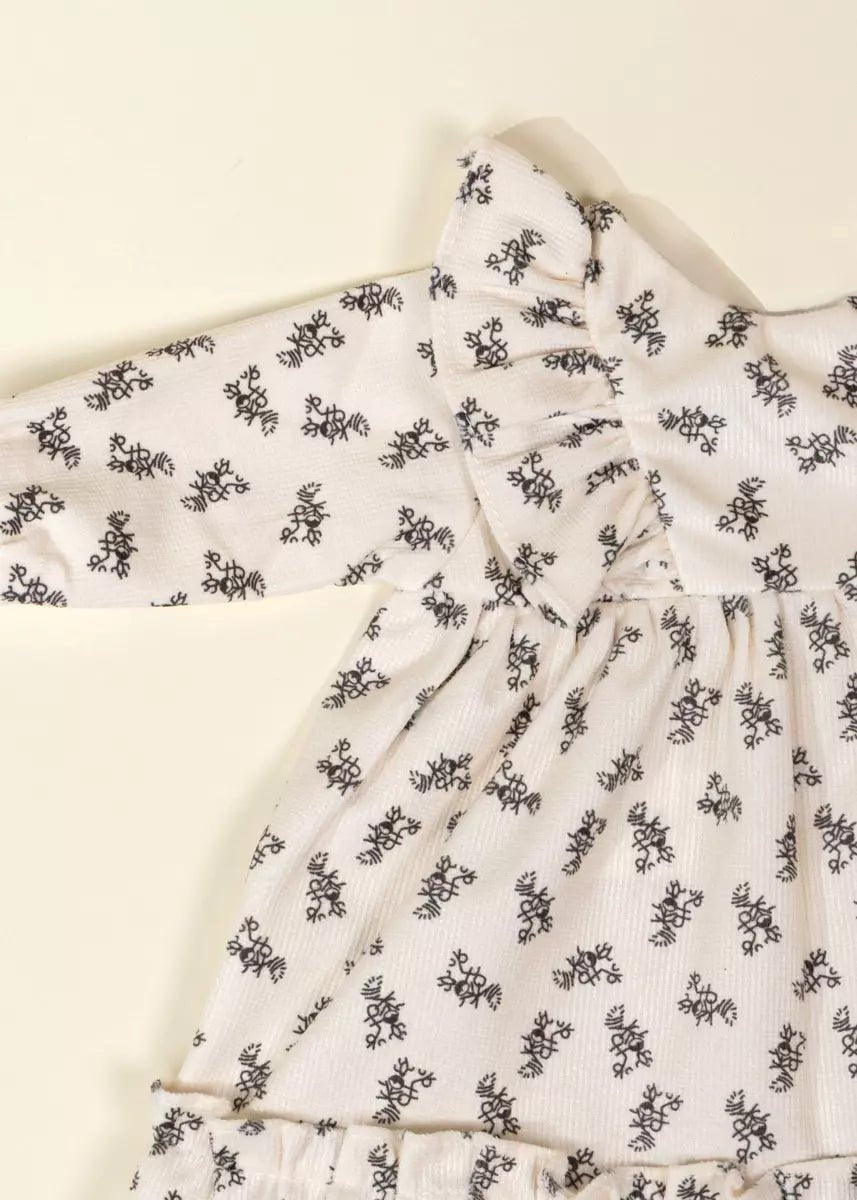 Coco Village Coco Baby 18" Baby Play Doll Clothing Set – Ruffled Dress - Image 5