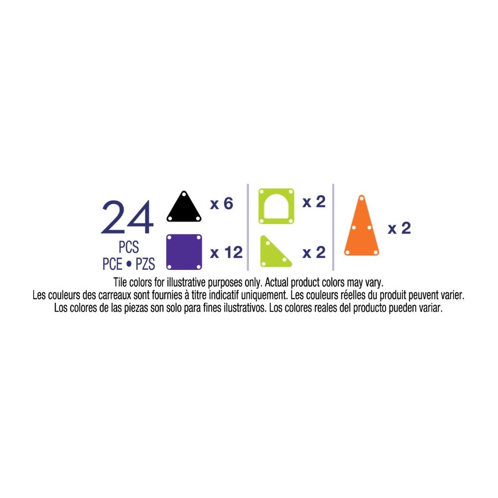 The Original MAGNA-TILES® microMAGS Spooky Travel Set 24-Piece - Image 9