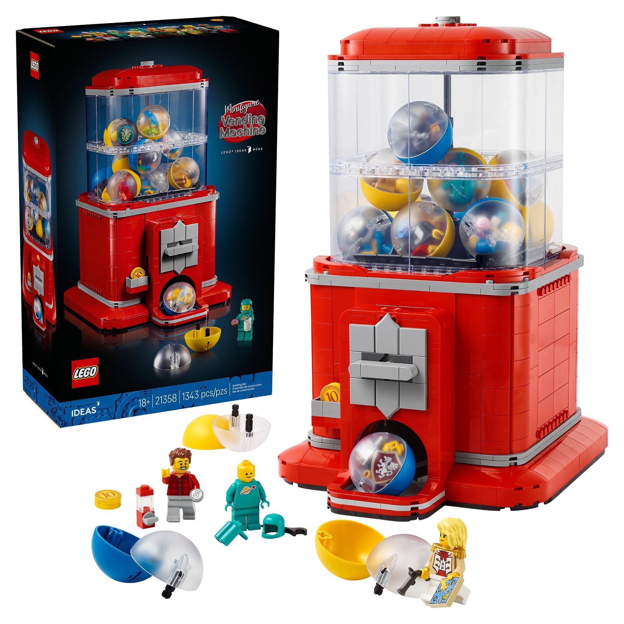 LEGO® Ideas Minifigure Vending Machine 21358
