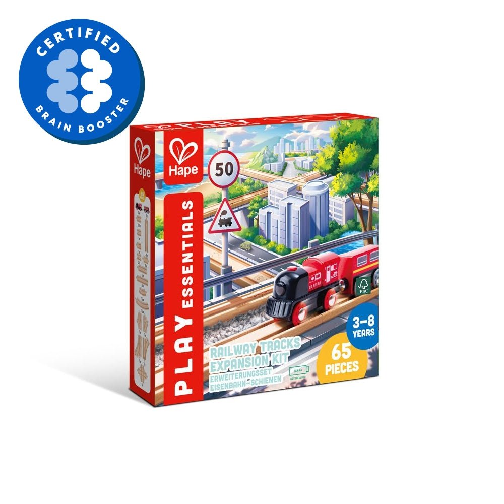 Hape 65 PC Railway & Expansion Set