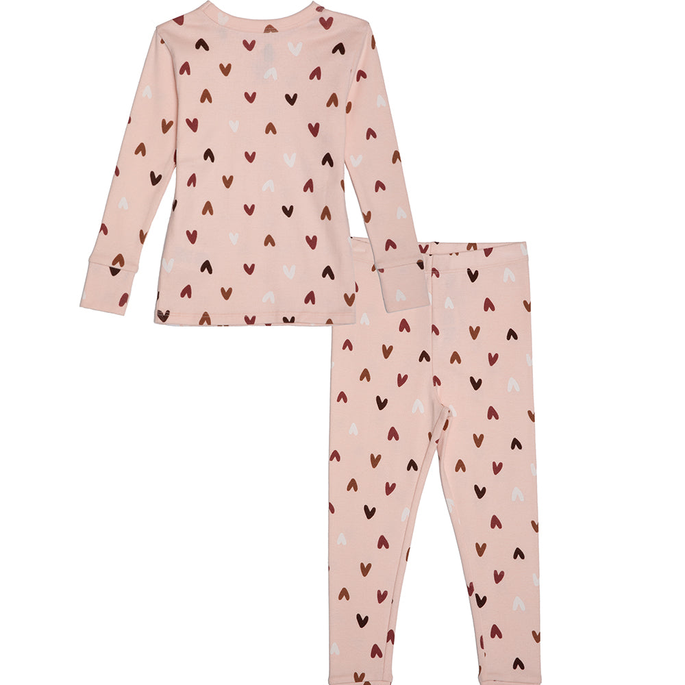 rise little earthling Long Sleeve 2 Piece Sleep Set TGFSL00 - Hazel Dino / 2y - Image 2
